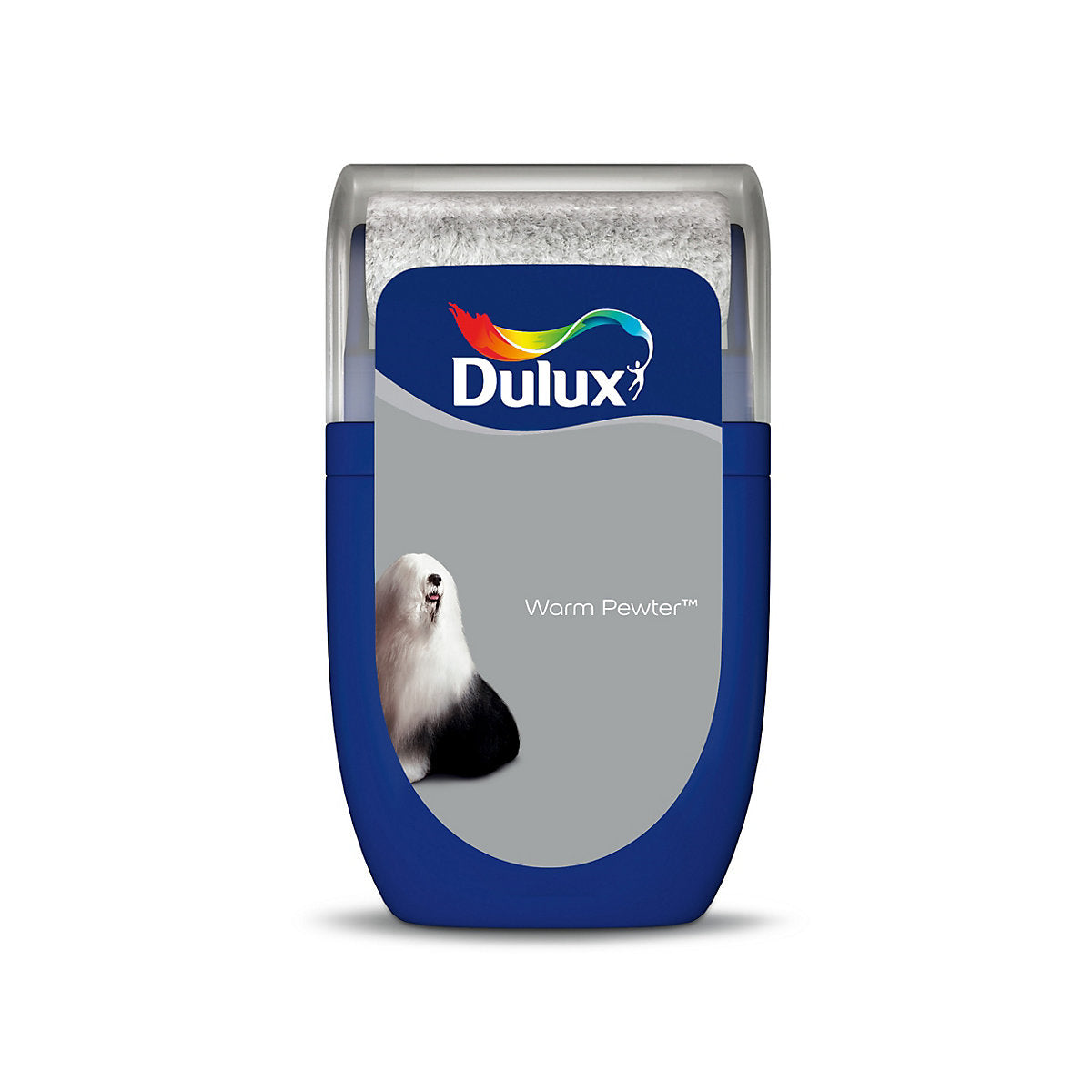 Dulux Standard Warm pewter Matt Wall & ceiling Emulsion paint, 30ml Tester pot