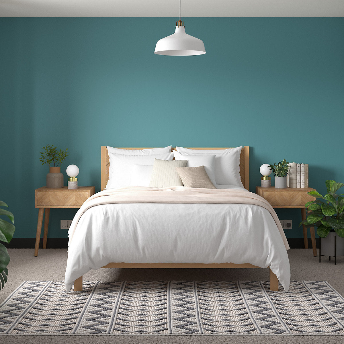 Dulux Teal Voyage Matt Wall & ceiling Emulsion paint, 2.5L