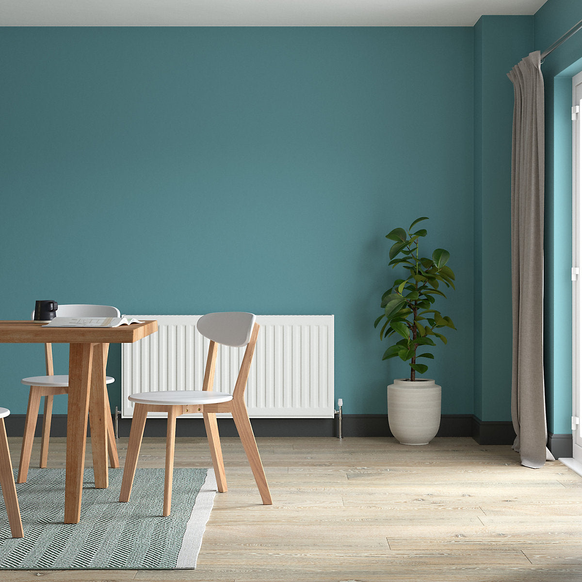 Dulux Teal Voyage Matt Wall & ceiling Emulsion paint, 2.5L