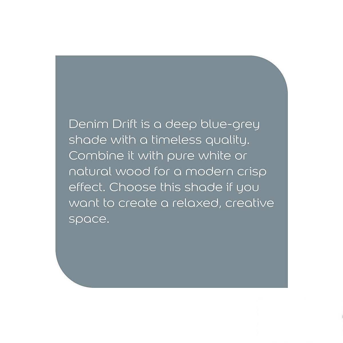 Dulux Walls & ceilings Denim drift Matt Emulsion paint, 2.5L