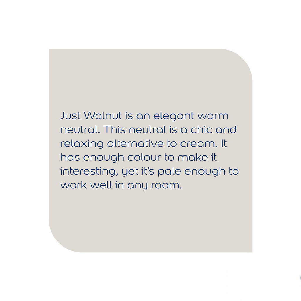 Dulux Walls & Ceilings Just walnut Matt Emulsion paint, 2.5L