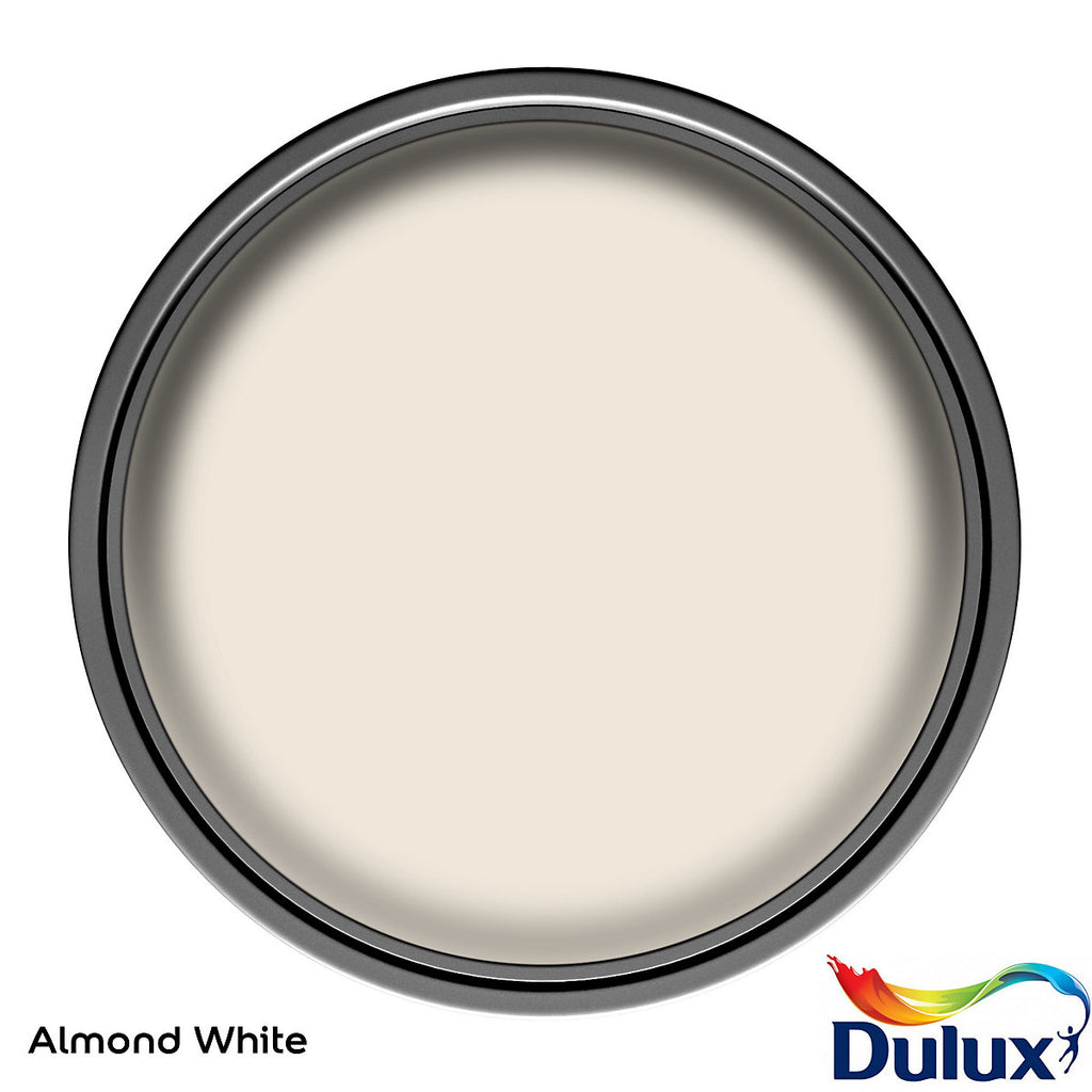 Dulux Weathershield Almond White Satinwood Multi-room Metal, plastic & wood Multi-surface paint, 750ml