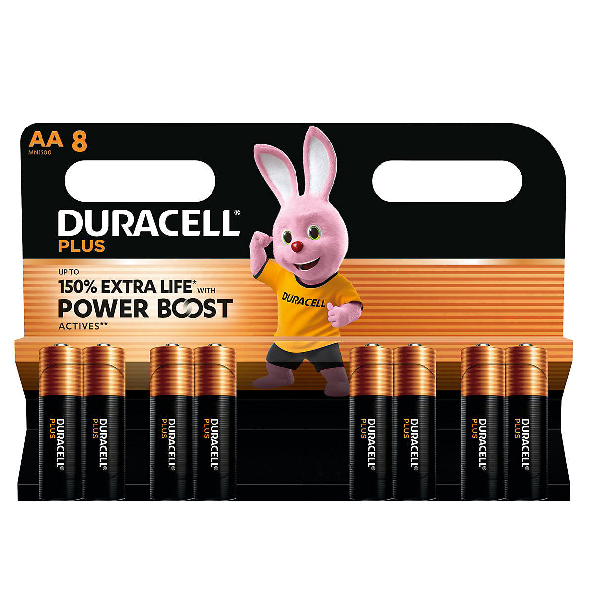 Duracell Plus 1.5V AA Batteries, Pack of 8