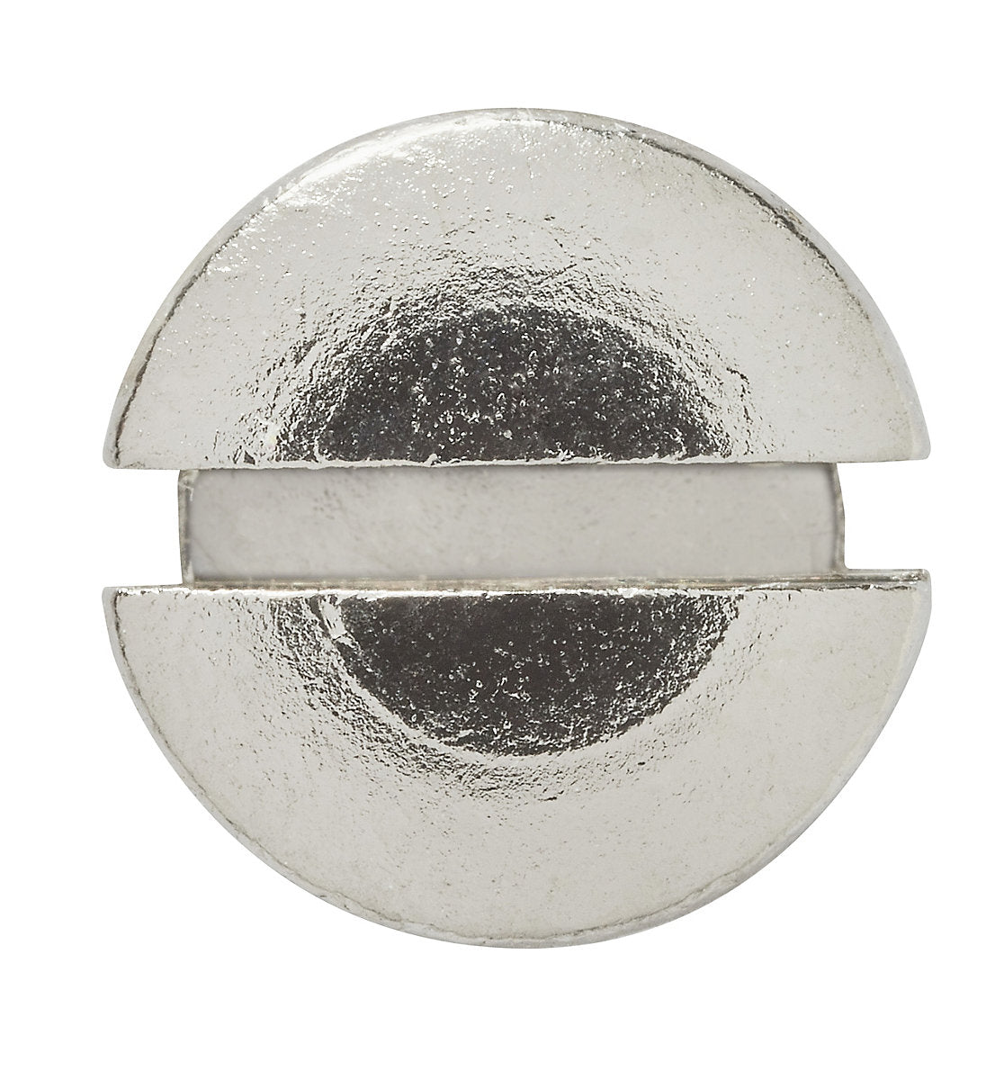 Easydrive Slotted Raised-countersunk Nickel-plated Brass Electrical Screw (Dia)3.5mm (L)50mm, Pack of 50