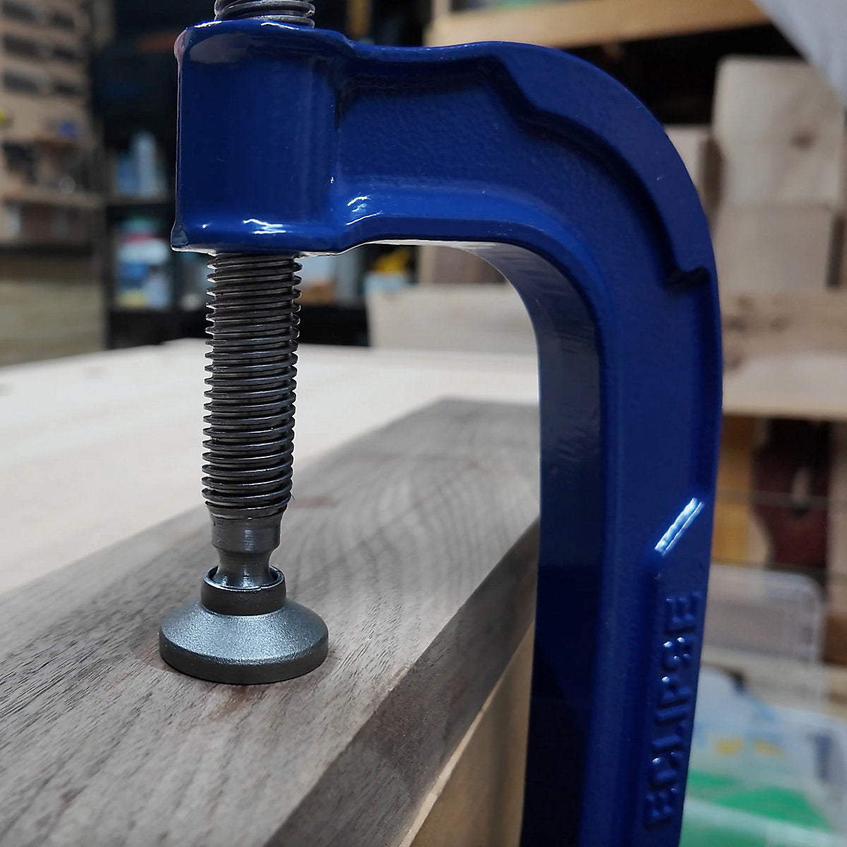 Eclipse Professional Tools 200mm Blue Iron G-clamp - E20-8
