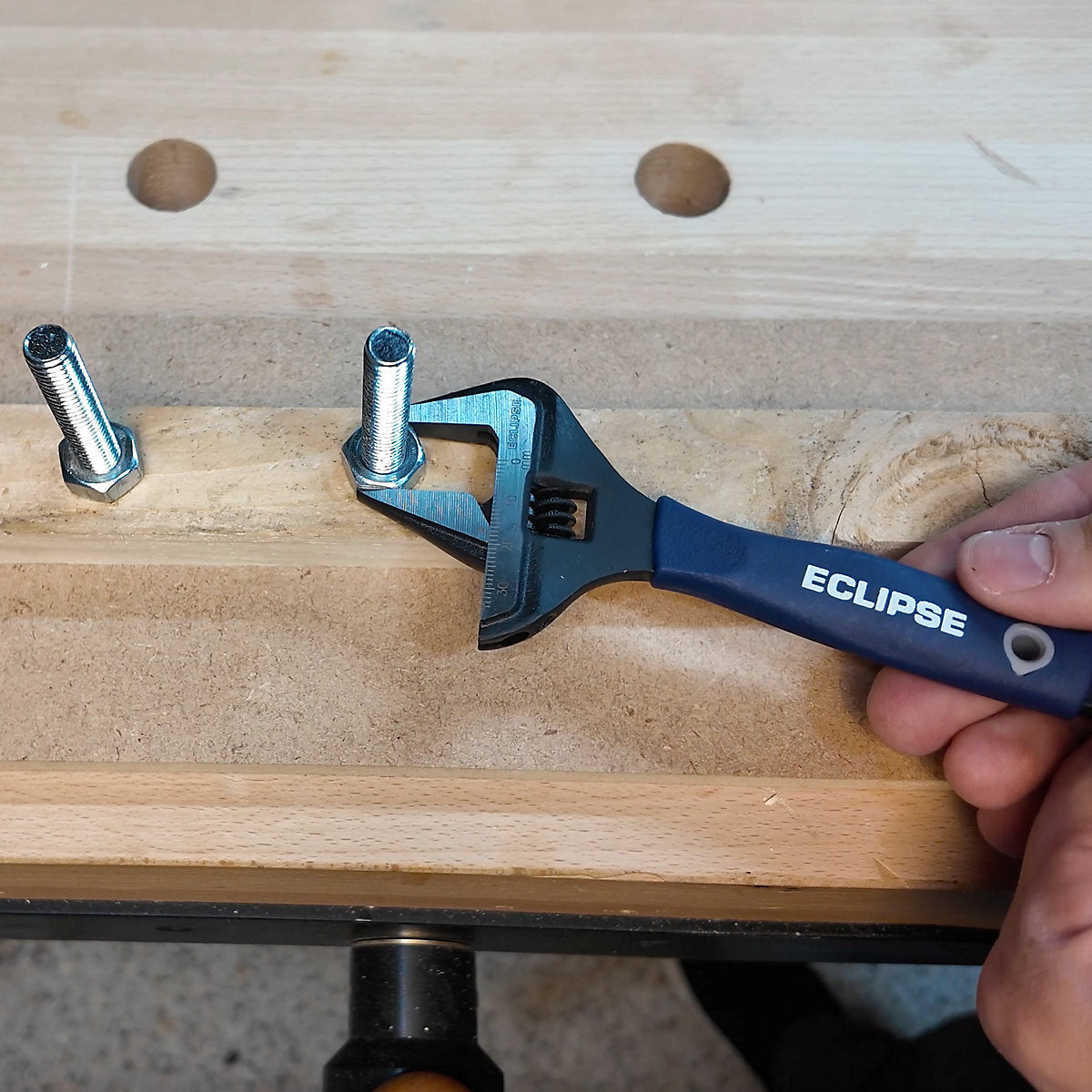 Eclipse Professional Tools 300mm Extra wide jaw Adjustable wrench