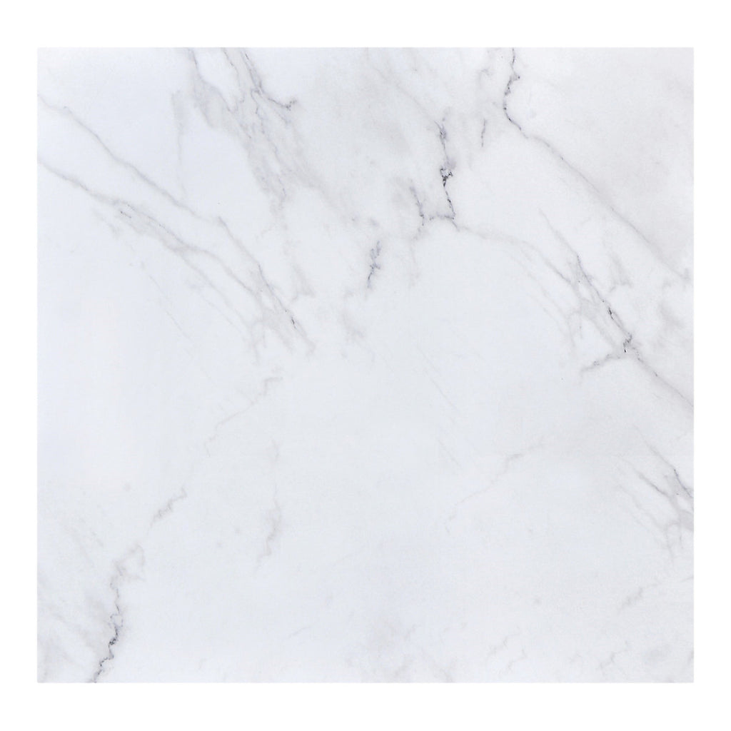Elegance Marble White & grey Matt Marble effect Porcelain Indoor Wall & floor Tile, Pack of 3, (L)600mm (W)600mm