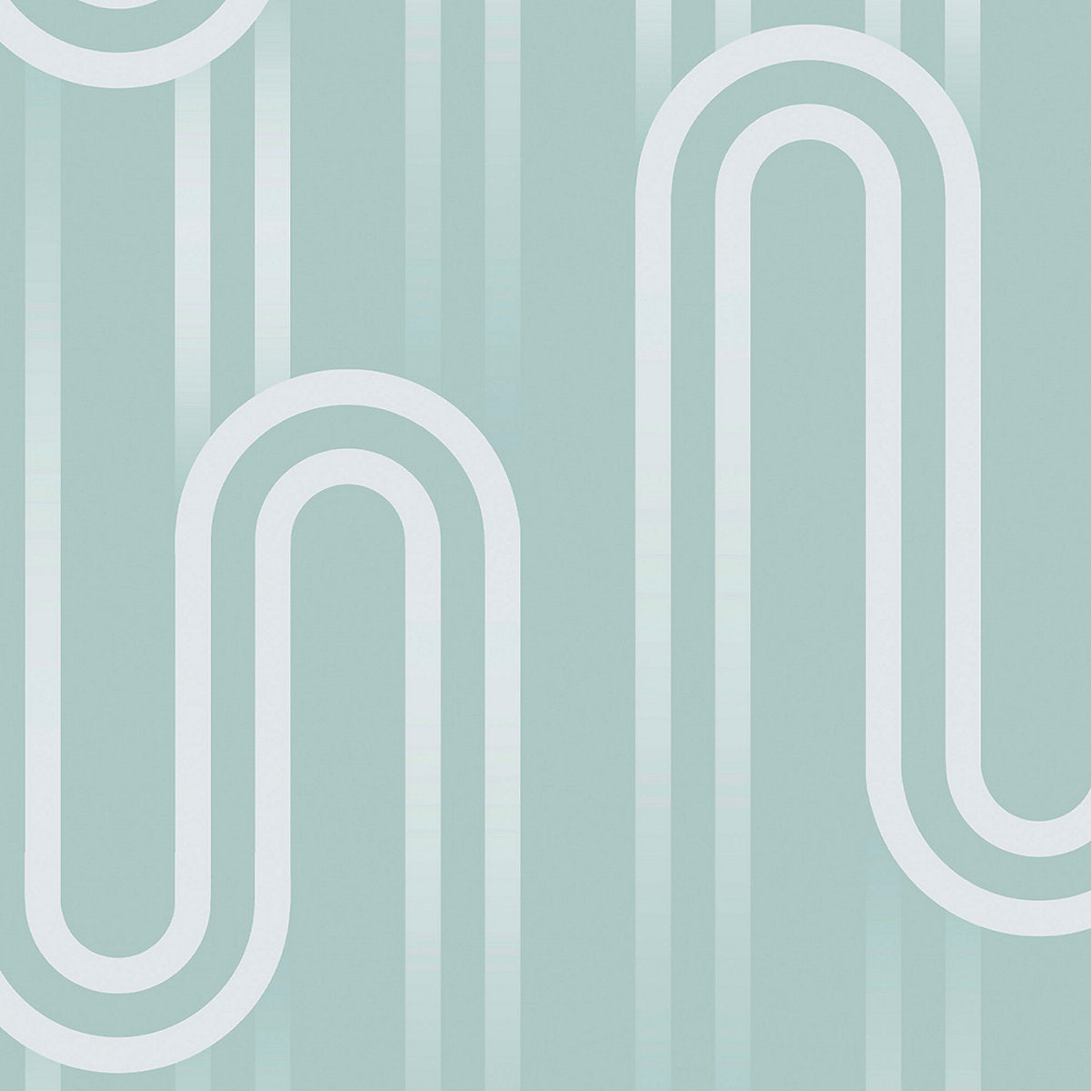 Envy Ups N Downs Pistachio Geometric Smooth Wallpaper Sample