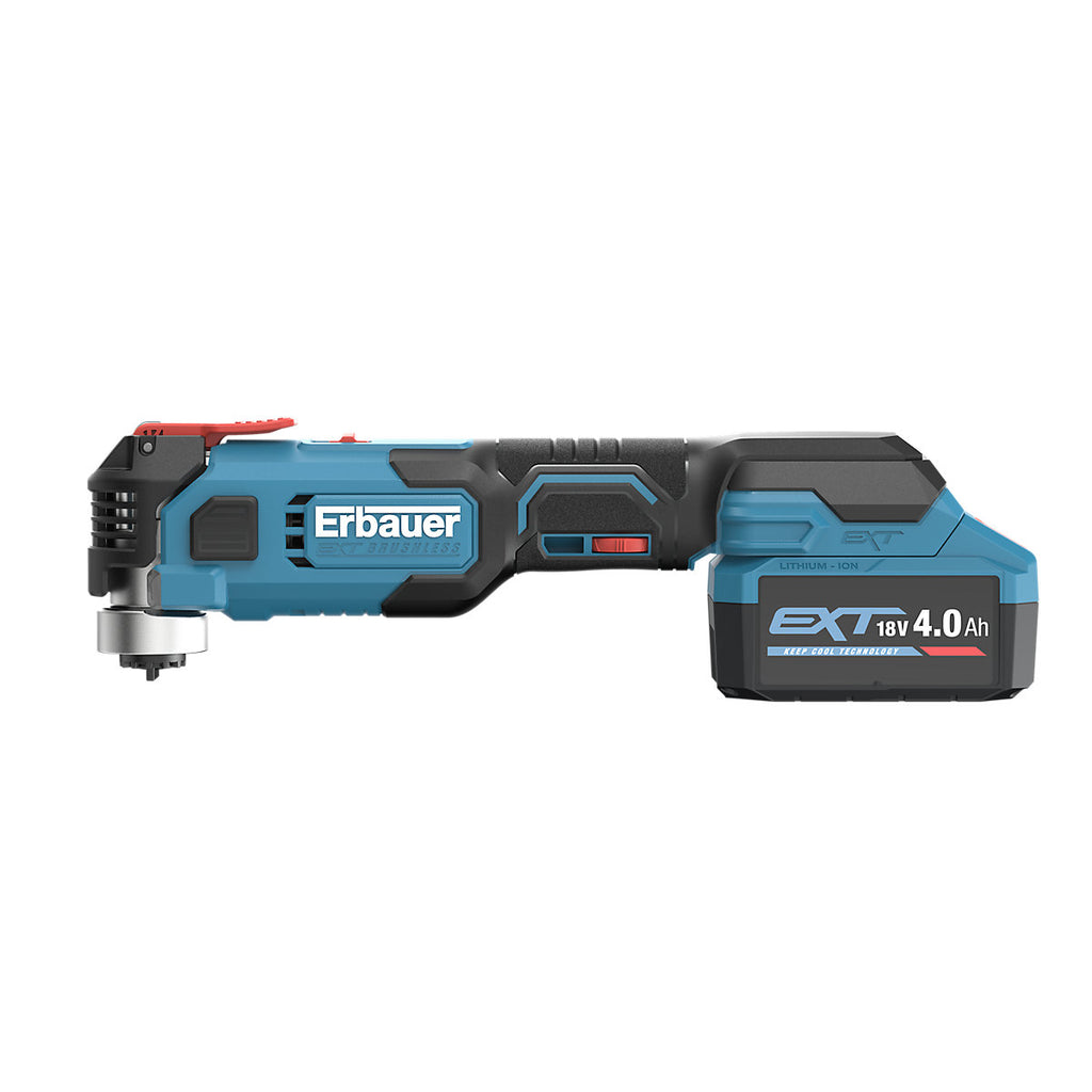Erbauer 18V 4Ah Li-ion EXT Keep Cool Brushless V2 Cordless Multi tool - ERI1080MLT
