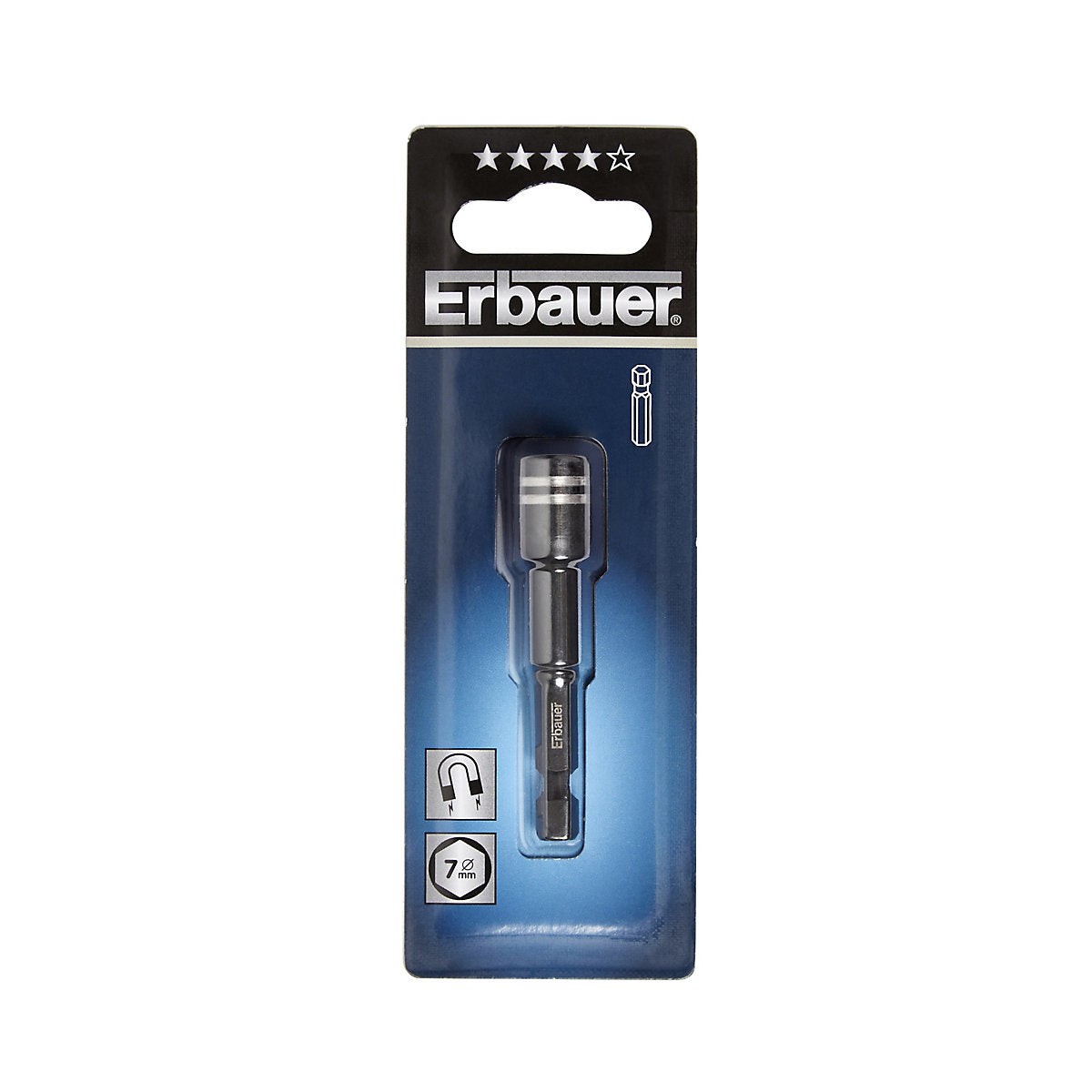 Erbauer 7mm Quick change hex Nut driver