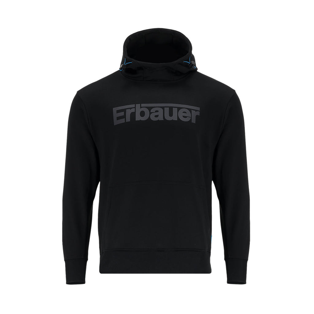 Erbauer Black Men's Hooded sweatshirt Large