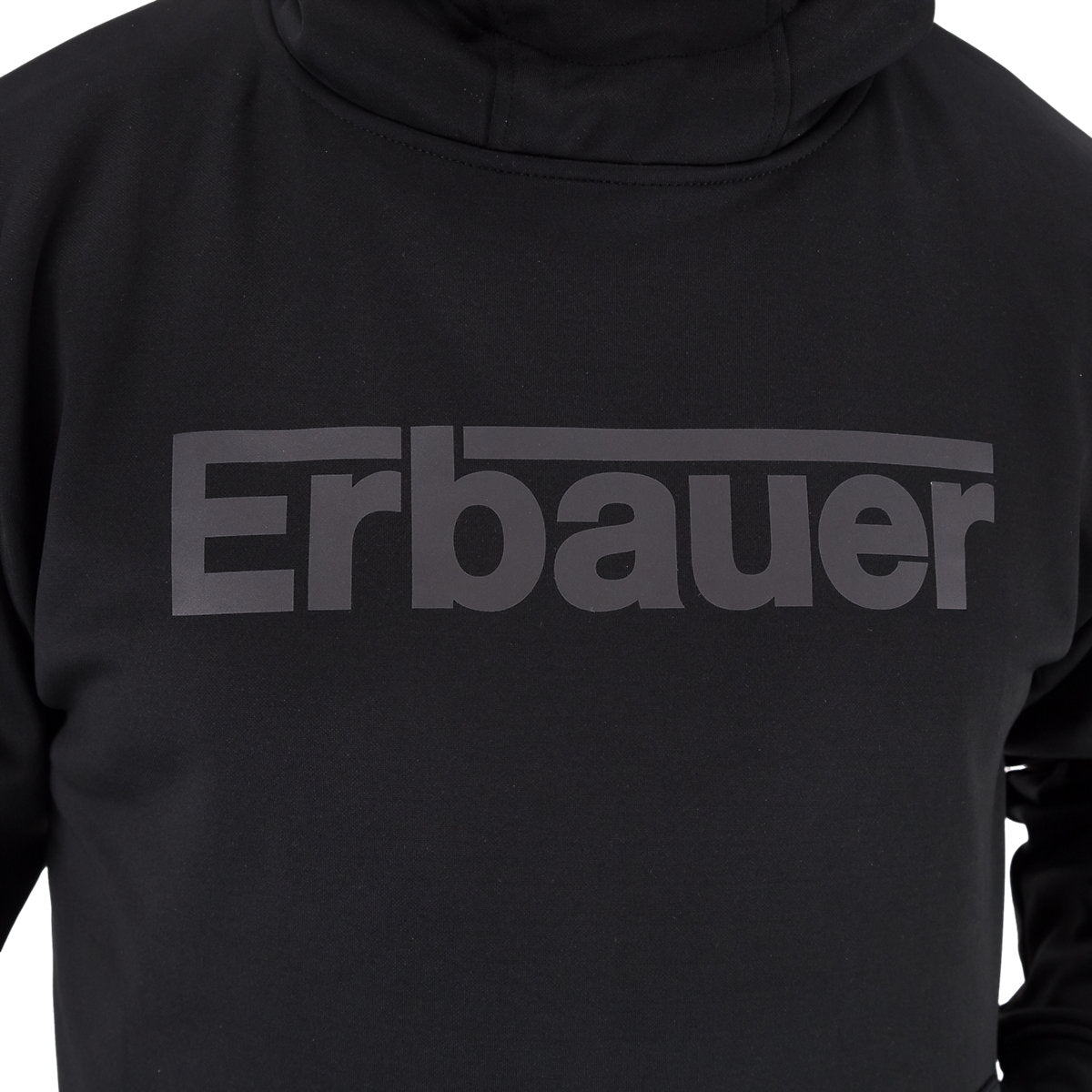 Erbauer Black Men's Hooded sweatshirt Large
