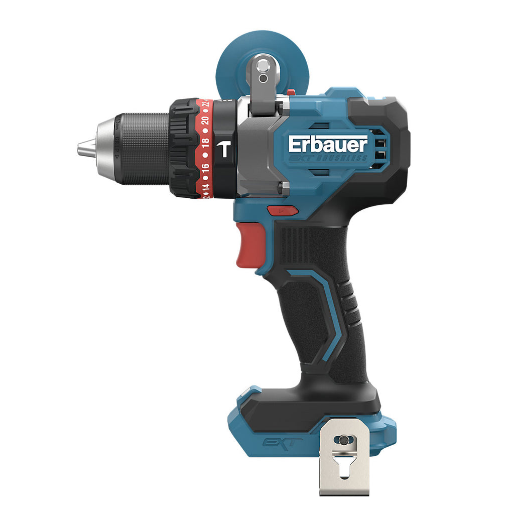 Erbauer Elite 18V EXT Keep Cool Brushless V2 Cordless Combi drill (Bare Tool) - ERI1107COM