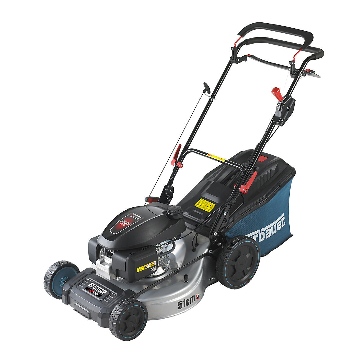 Erbauer ELMP170SP51 167cc Petrol Rotary 51cm Lawnmower