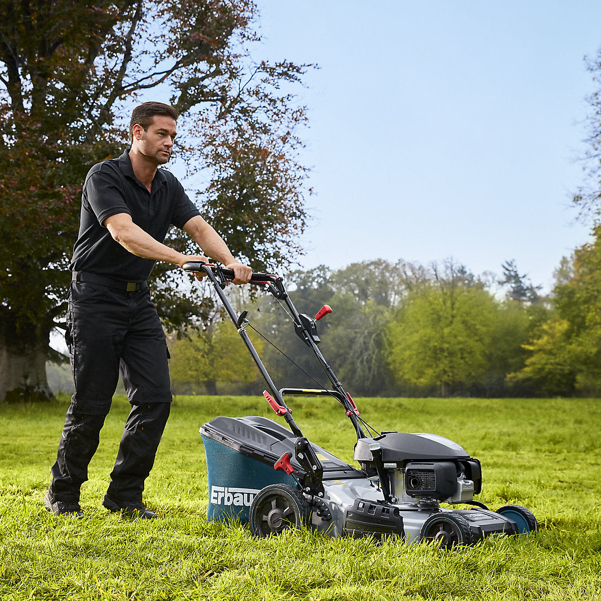 Erbauer ELMP170SP51 167cc Petrol Rotary 51cm Lawnmower