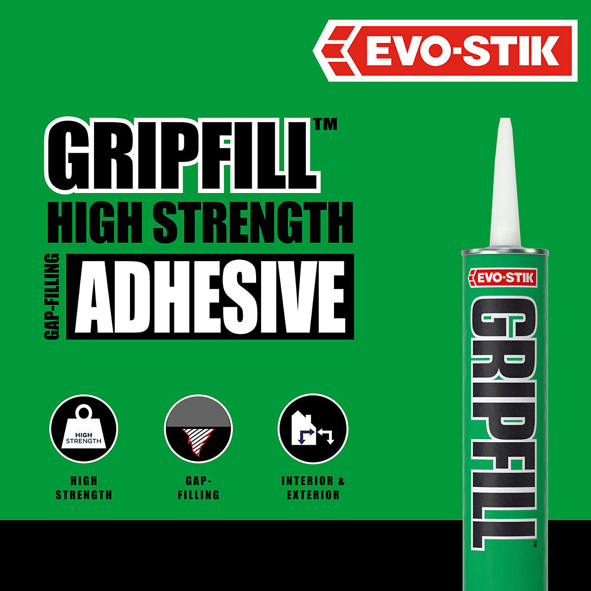 Evo-Stik Gripfill Grey Grab adhesive 350ml