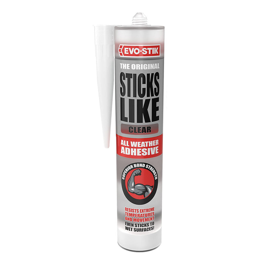 Evo-Stik Sticks Like Clear Grab adhesive 290ml