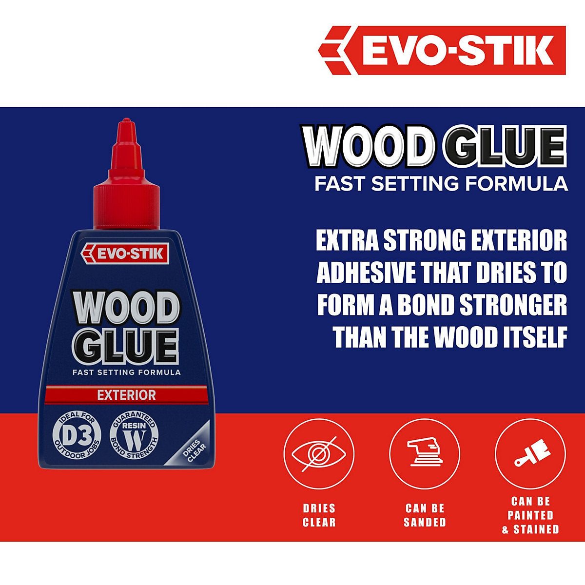 Evo-Stik Wood glue, 250ml
