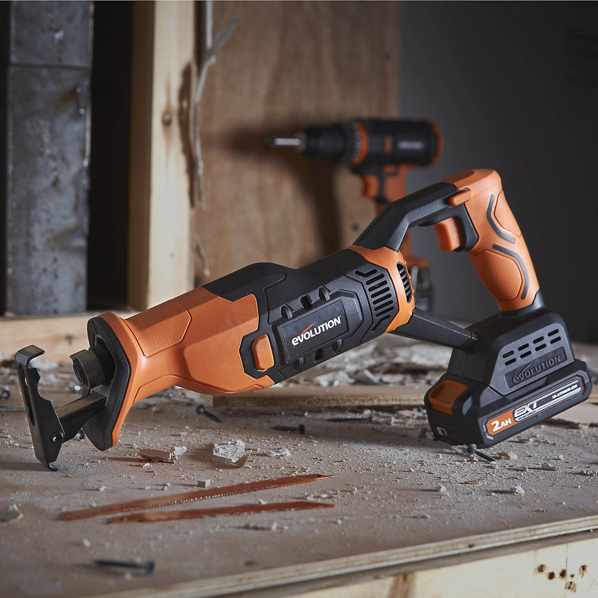 Evolution 18V EXT Keep Cool Cordless Reciprocating saw (Bare Tool) - R150RCP-LI 18V
