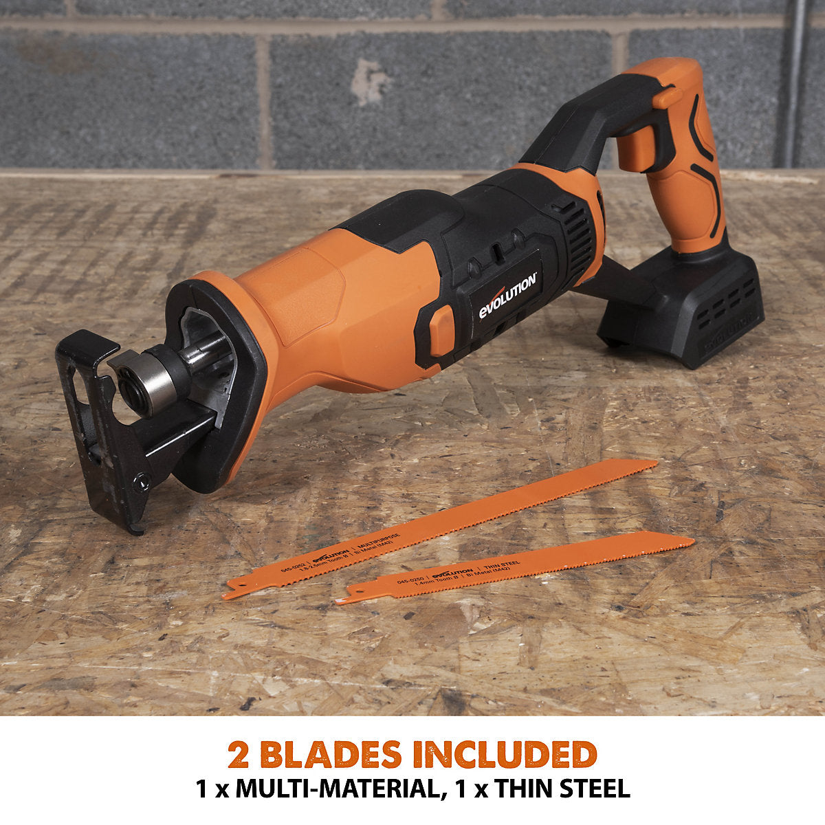 Evolution 18V EXT Keep Cool Cordless Reciprocating saw (Bare Tool) - R150RCP-LI 18V