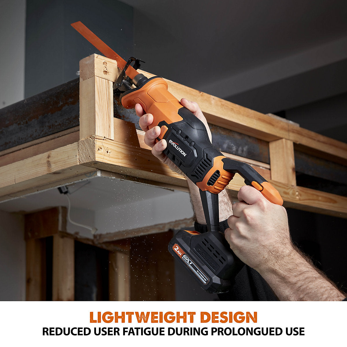 Evolution 18V EXT Keep Cool Cordless Reciprocating saw (Bare Tool) - R150RCP-LI 18V