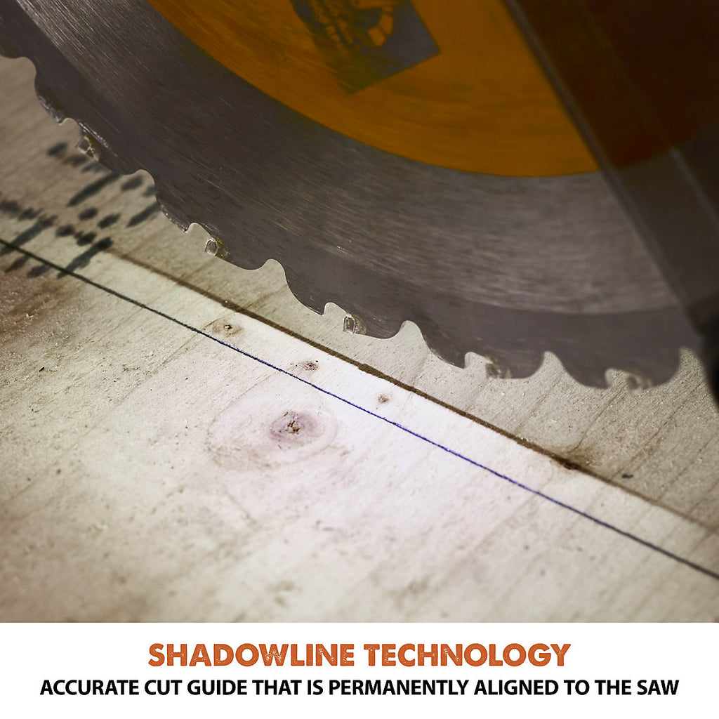 Evolution 36V 255mm Cordless Sliding mitre saw (Bare Tool) - R255SMSDB LI