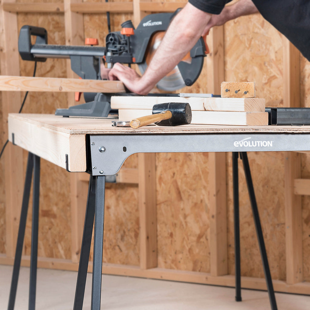 Evolution 500kg Foldable Saw horse, Pack of 2