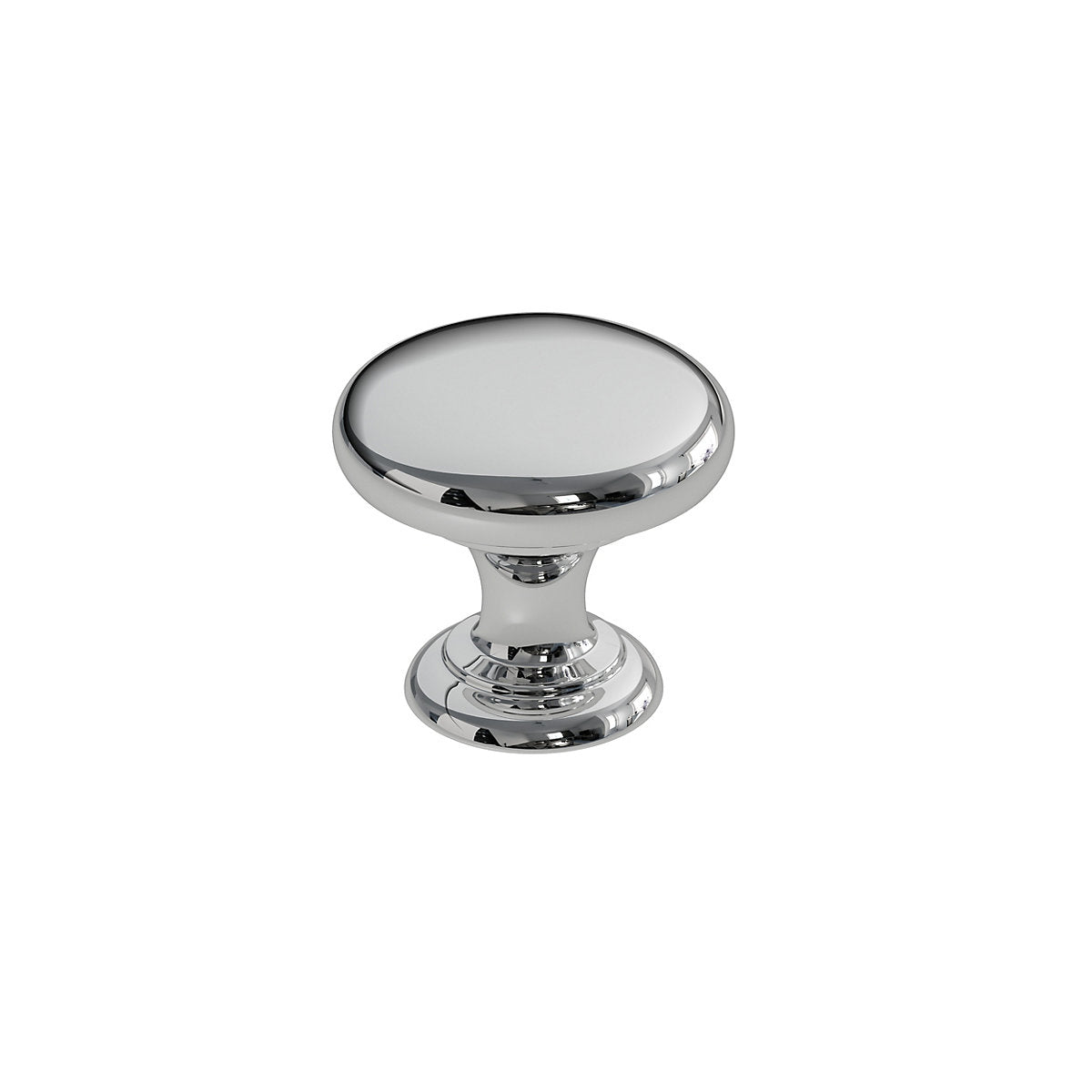 * Exbury Polished Chrome effect Round Furniture Knob (Dia)38mm