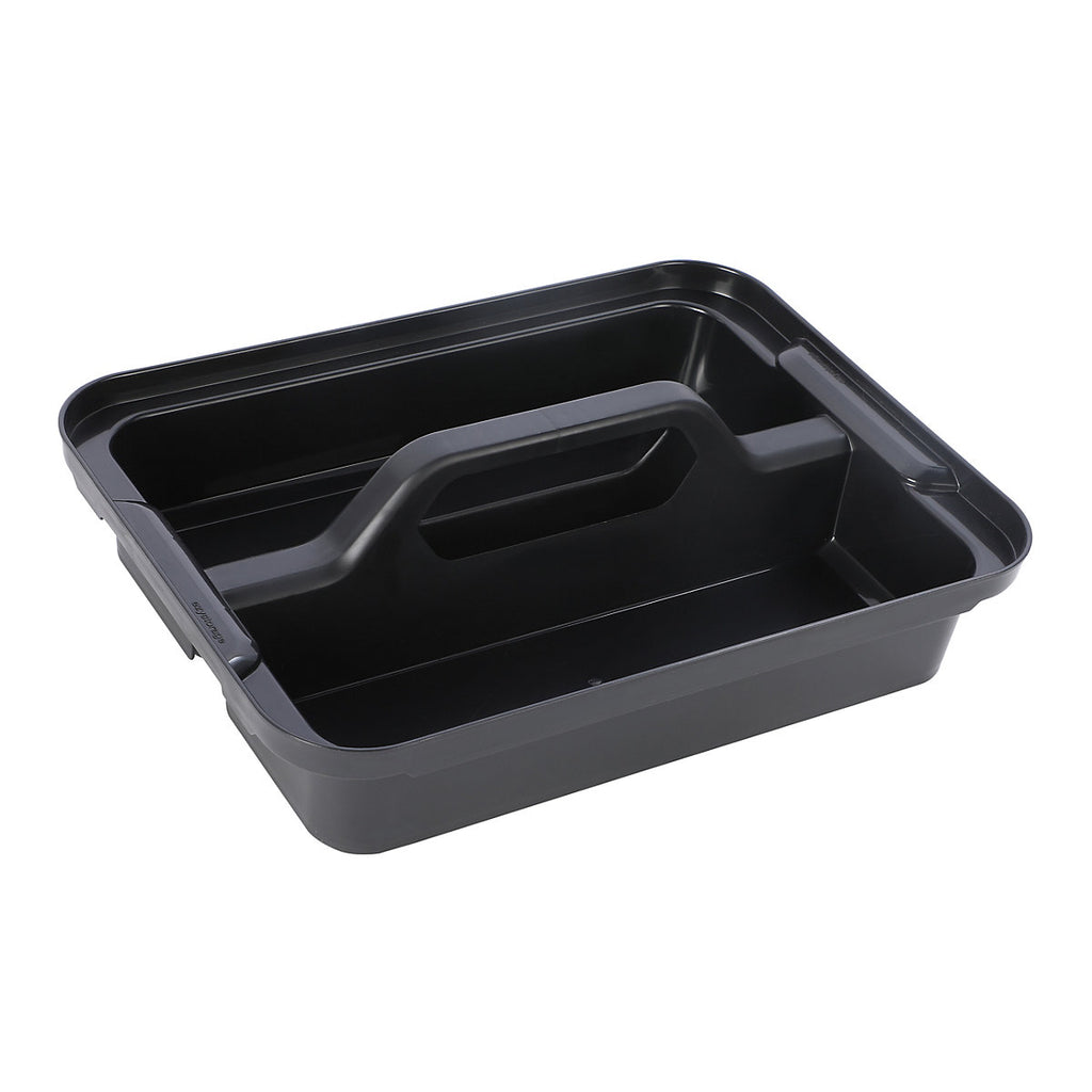 Ezy Storage Bunker tough Grey Insert tray with 2 compartments