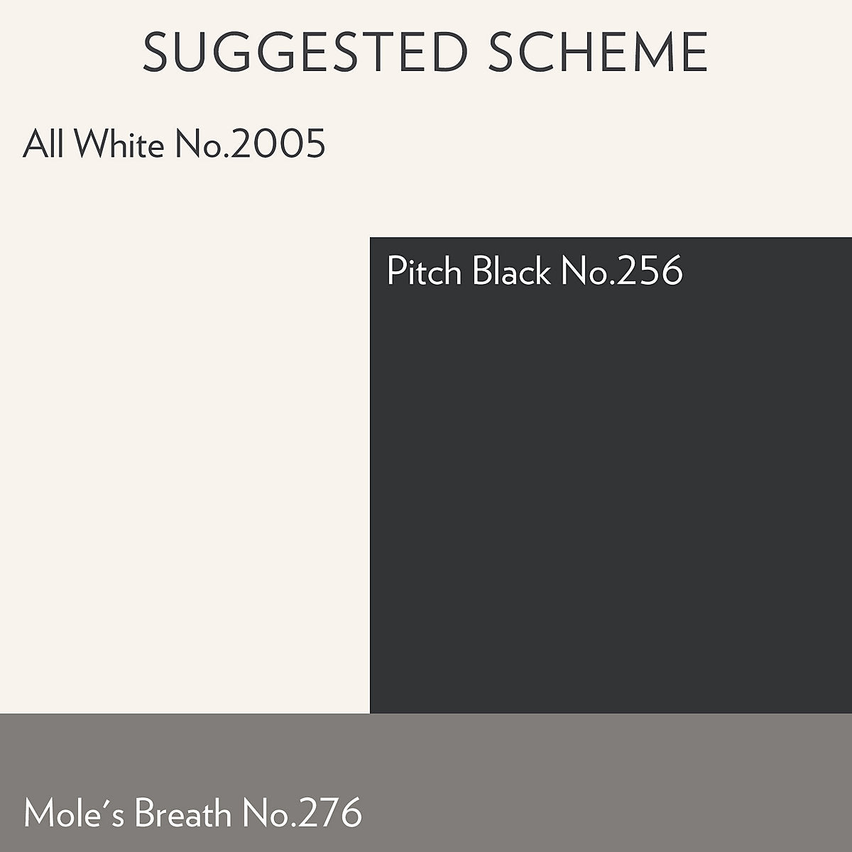 Farrow & Ball All White No.2005 Flat eggshell Topcoat Paint, 2.5L Tin