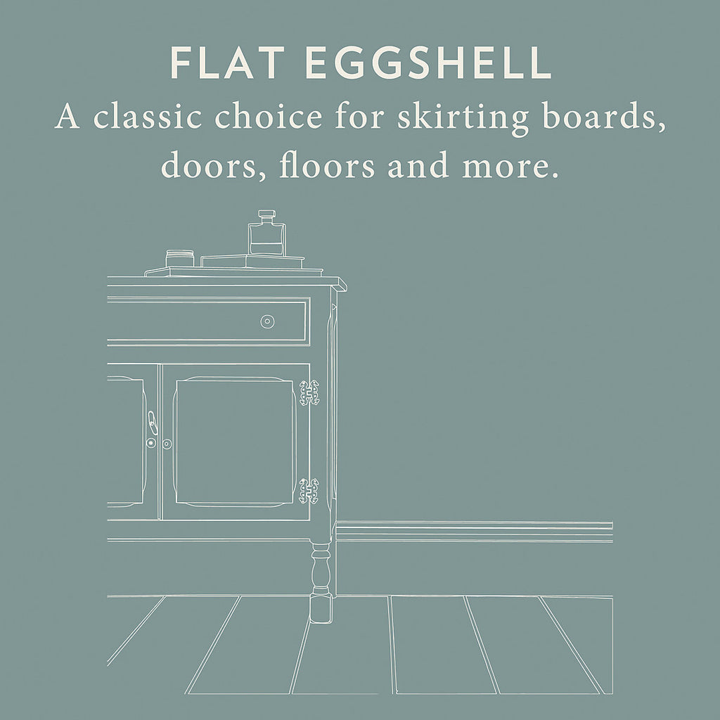 Farrow & Ball All White No.2005 Flat eggshell Topcoat Paint, 2.5L Tin