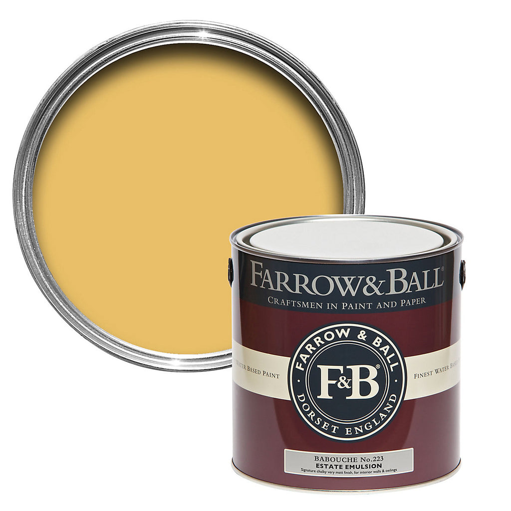 Farrow & Ball Estate Babouche No.223 Matt Emulsion paint, 2.5L