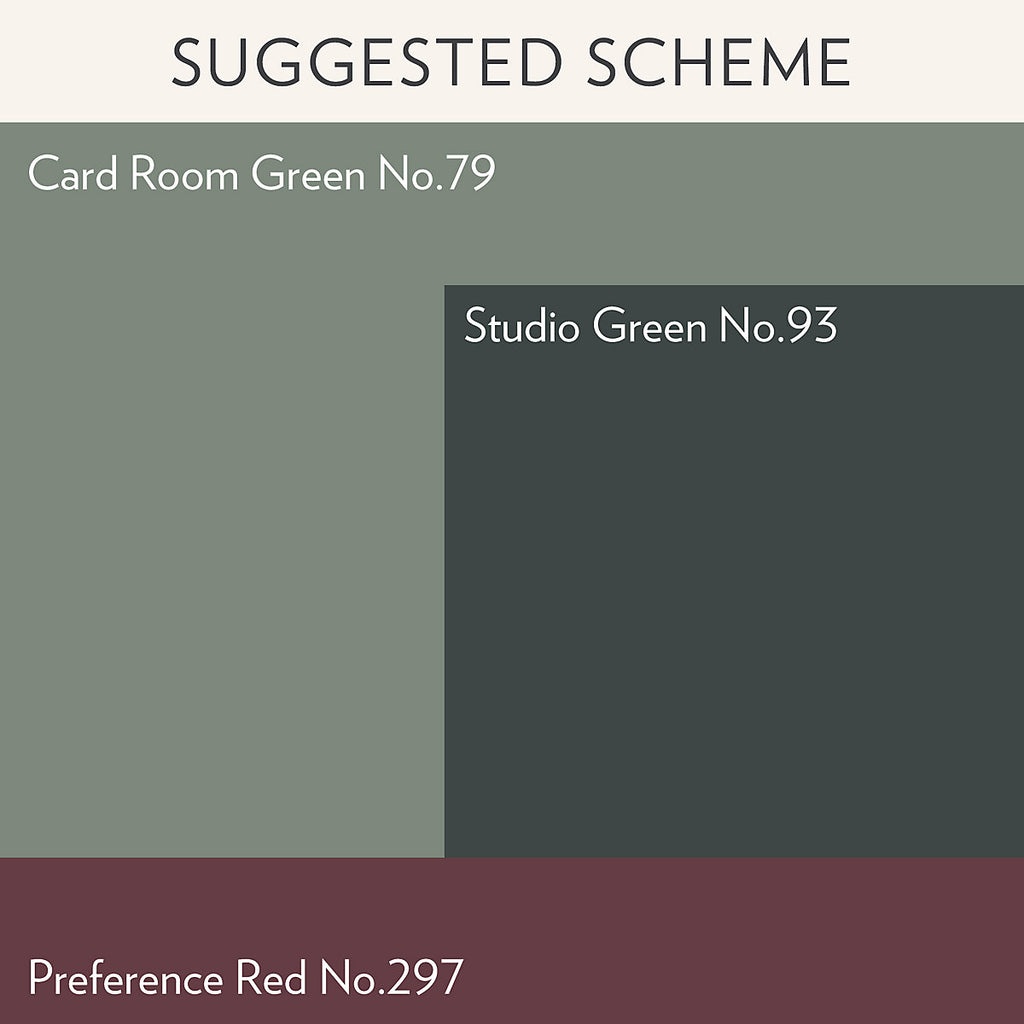 Farrow & Ball Estate Card room green No.79 Matt Emulsion paint, 2.5L