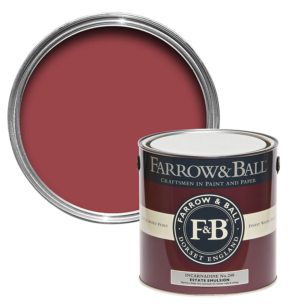 Farrow & Ball Estate Incarnadine Matt Wall & ceiling Emulsion paint, 2.5L