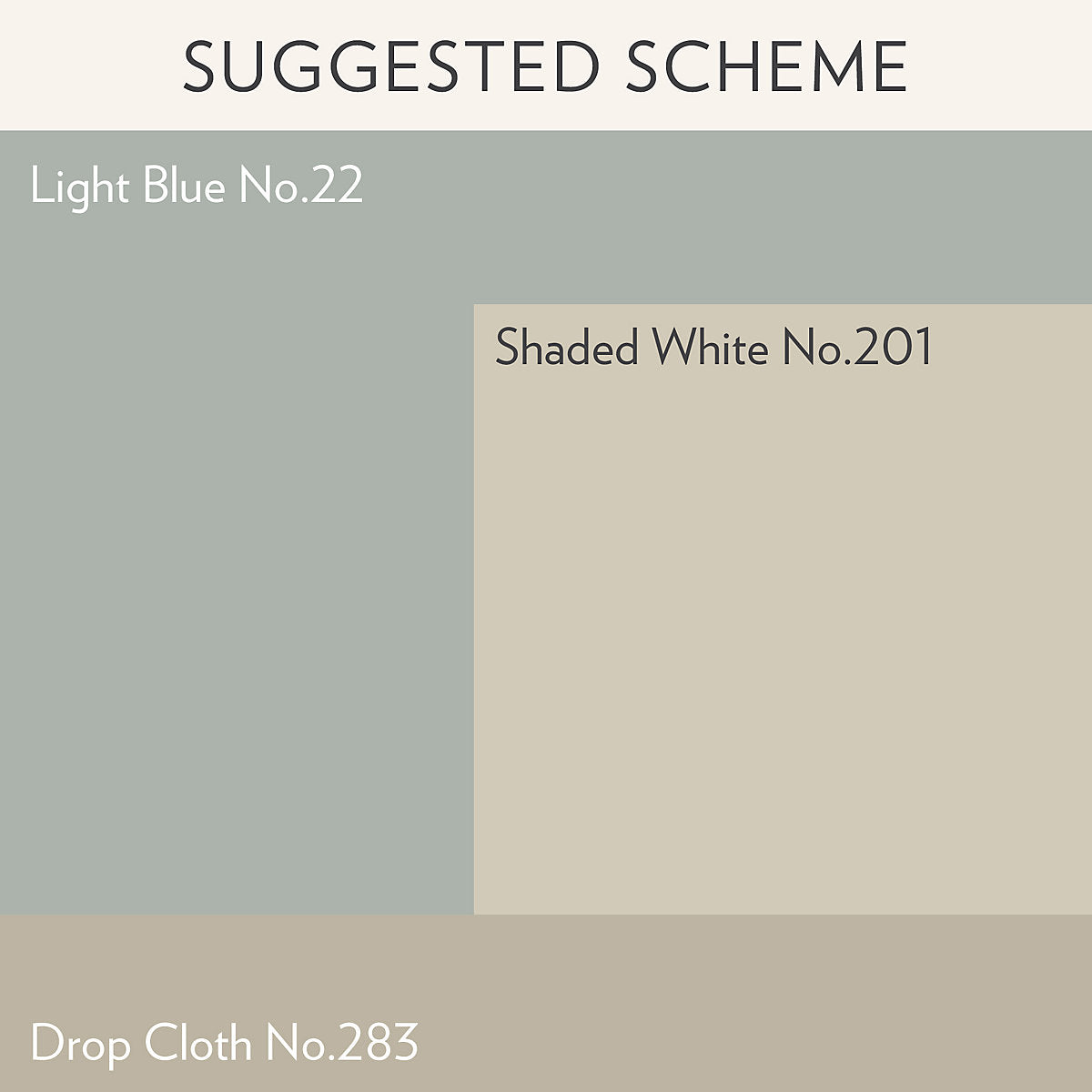 Farrow & Ball Estate Light Blue Matt Wall & ceiling Emulsion paint, 100ml Tester pot