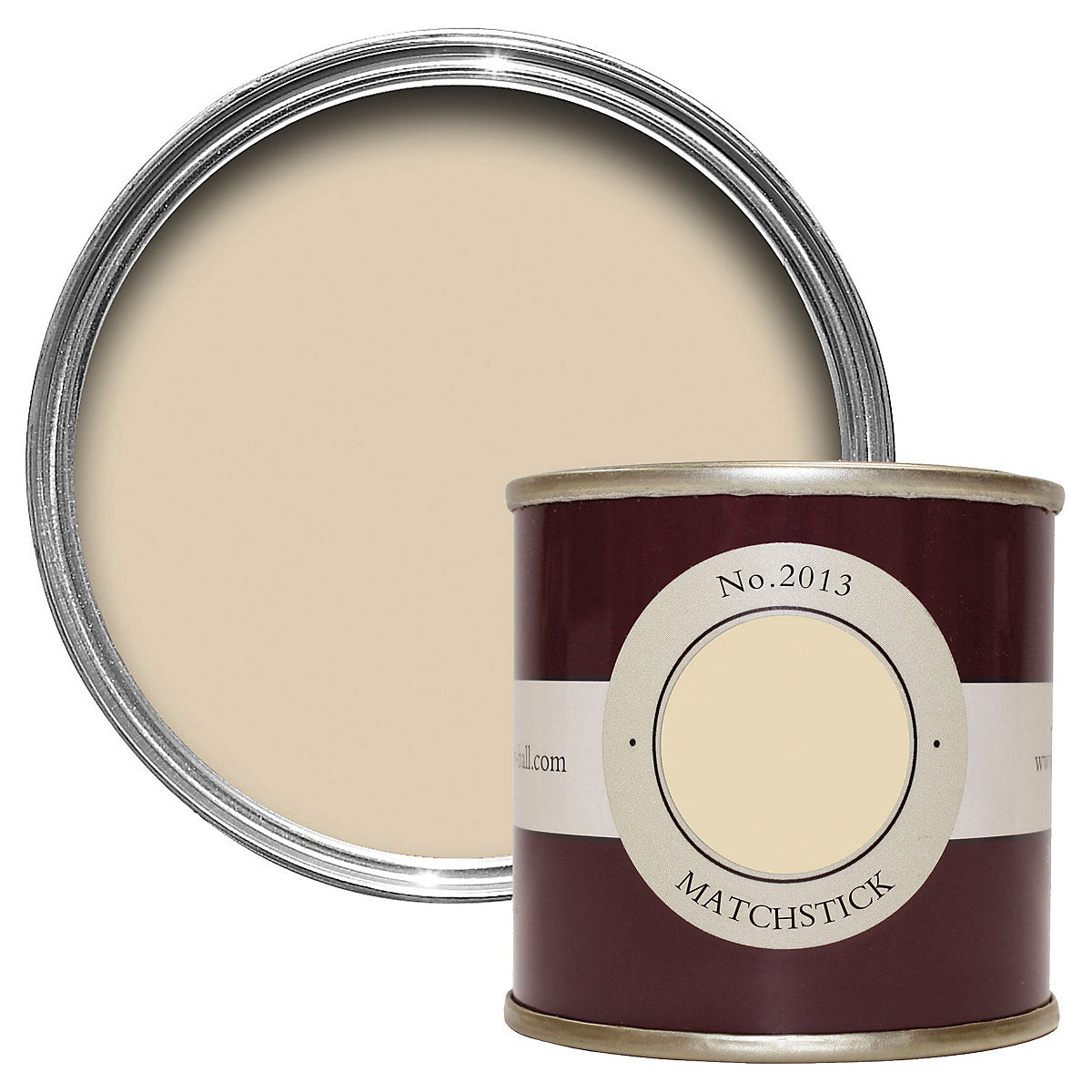 Farrow & Ball Estate Matchstick Chalky Wall & ceiling Emulsion paint, 100ml Tester pot