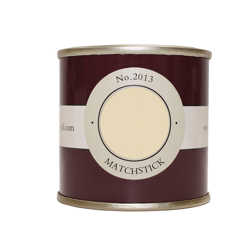 Farrow & Ball Estate Matchstick Chalky Wall & ceiling Emulsion paint, 100ml Tester pot