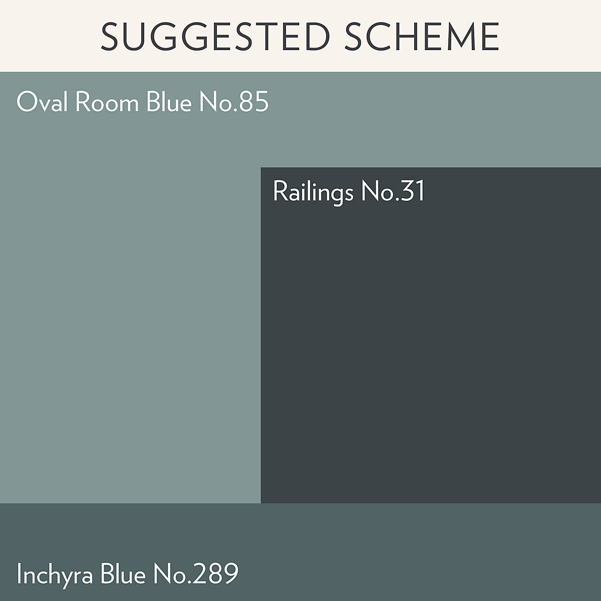 Farrow & Ball Estate Oval Room Blue Matt Wall & ceiling Emulsion paint, 100ml Tester pot