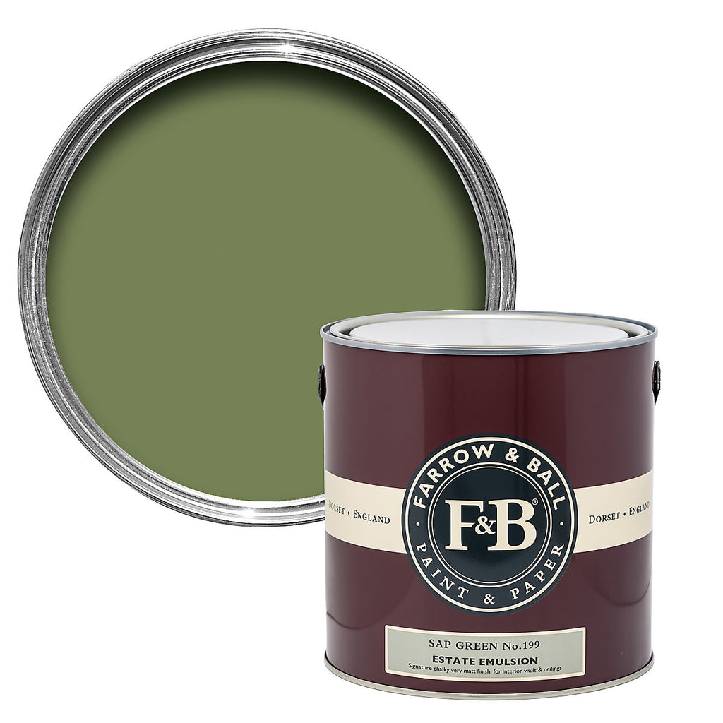 Farrow & Ball Estate Sap Green Matt Wall & ceiling Emulsion paint, 2.5L