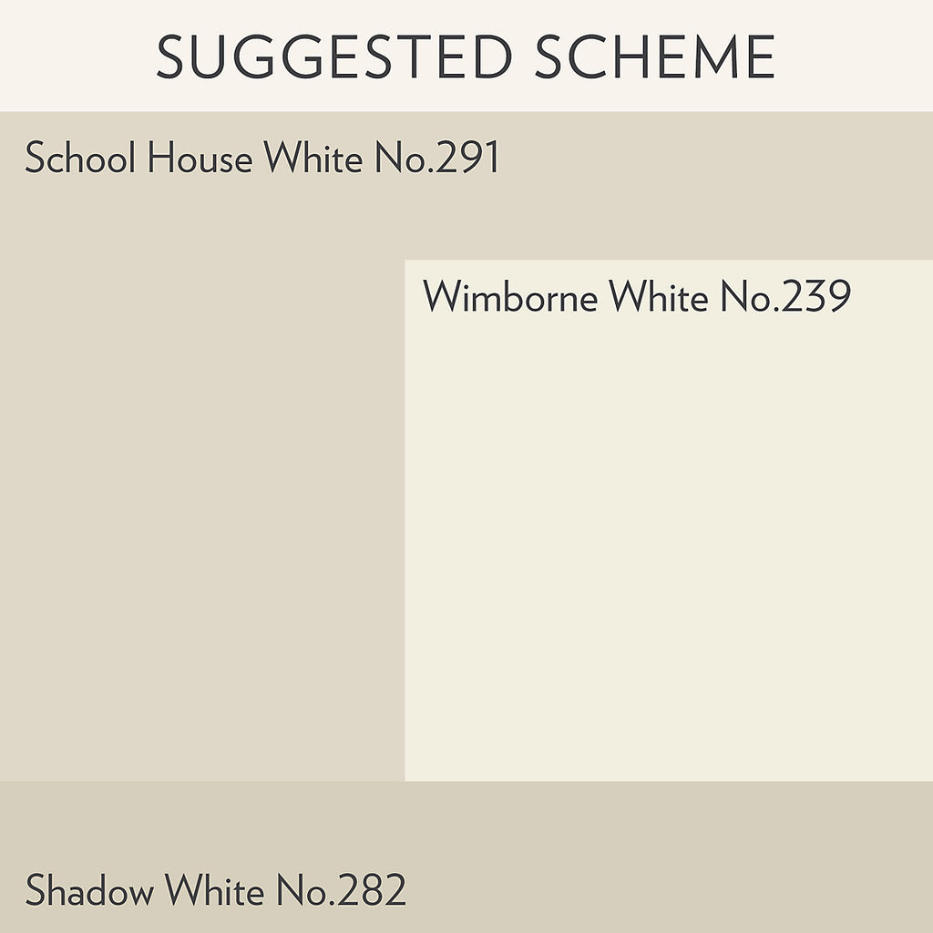 Farrow & Ball Estate School House White Matt Wall & ceiling Emulsion paint, 100ml Tester pot