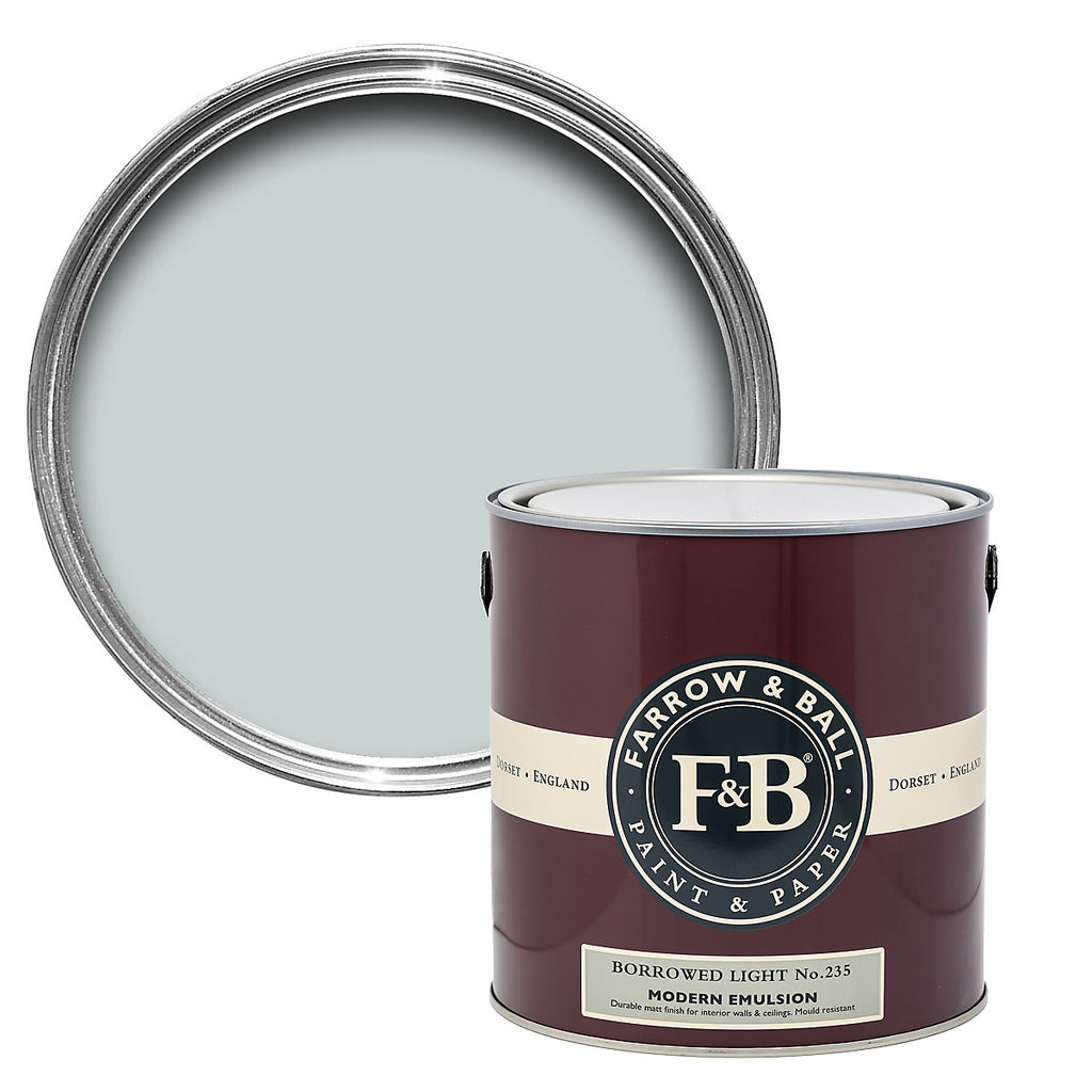 Farrow & Ball Modern Borrowed Light Matt Wall & ceiling Emulsion paint, 2.5L
