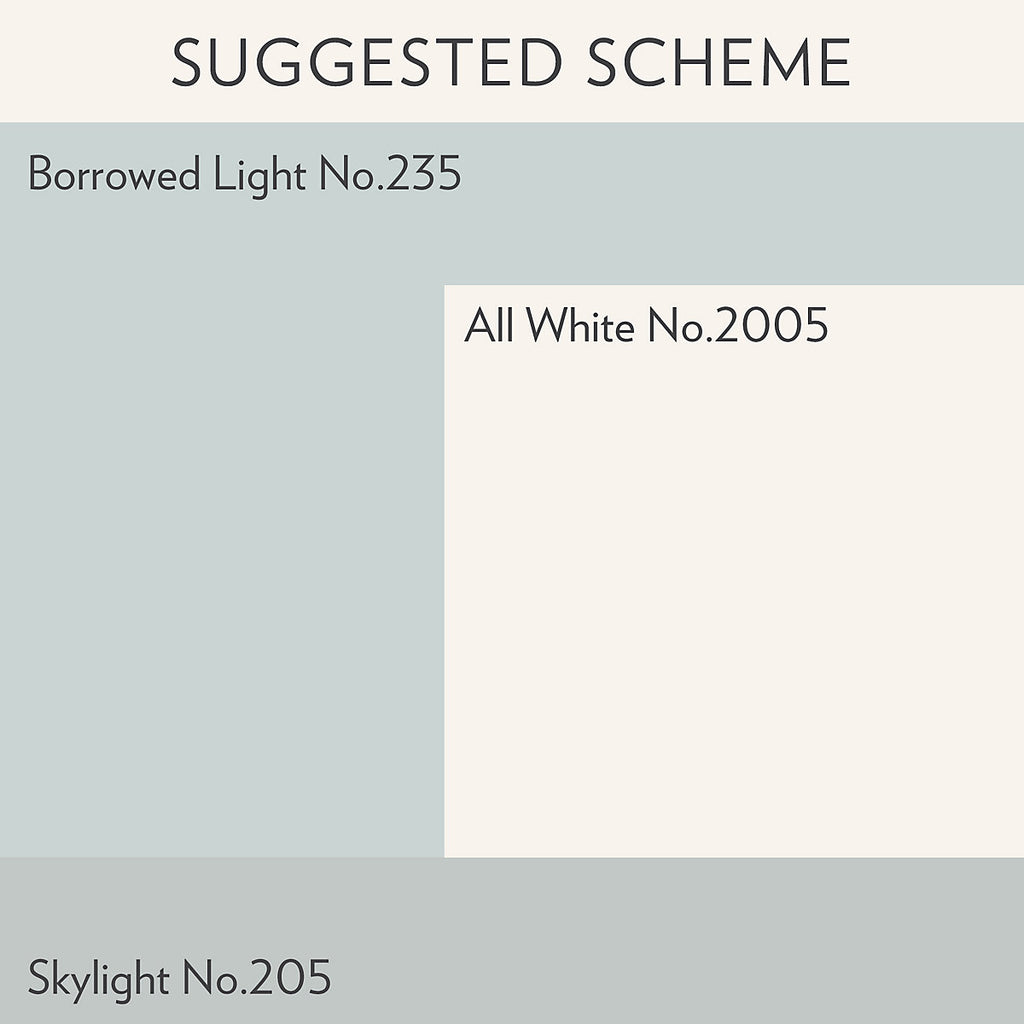 Farrow & Ball Modern Borrowed Light Matt Wall & ceiling Emulsion paint, 2.5L