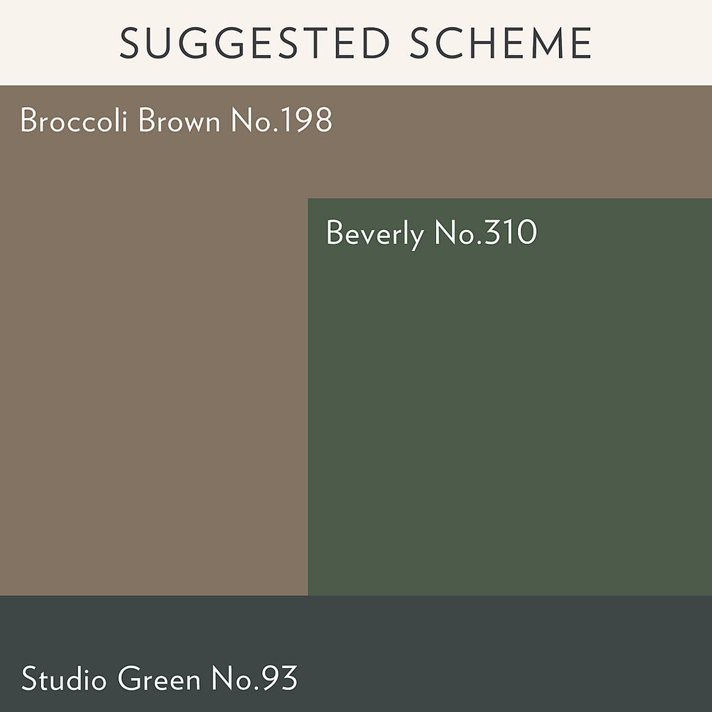 Farrow & Ball Modern Broccoli Brown Matt Wall & ceiling Emulsion paint, 2.5L