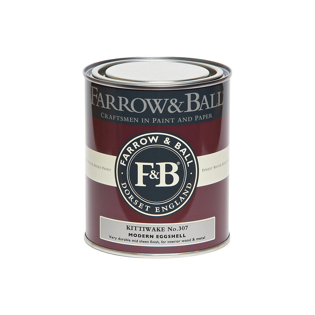 Farrow & Ball Modern Kittiwake No.307 Eggshell Paint, 750ml