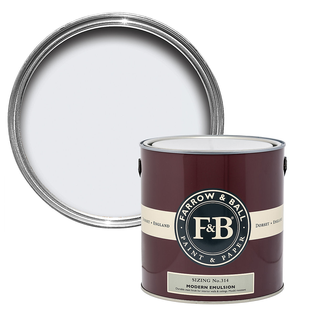 Farrow & Ball Modern Sizing Matt Wall & ceiling Emulsion paint, 2.5L
