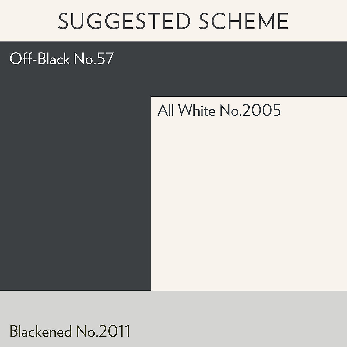 Farrow & Ball Off Black Dead-Flat Matt Multi-surface Emulsion paint, 750ml