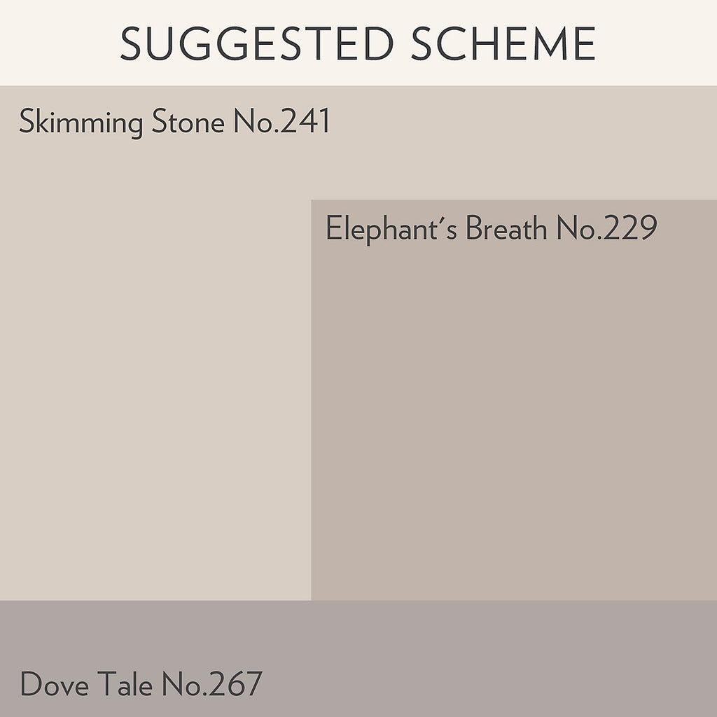 Farrow & Ball Skimming Stone Dead-Flat Matt Multi-surface Emulsion paint, 2.5L
