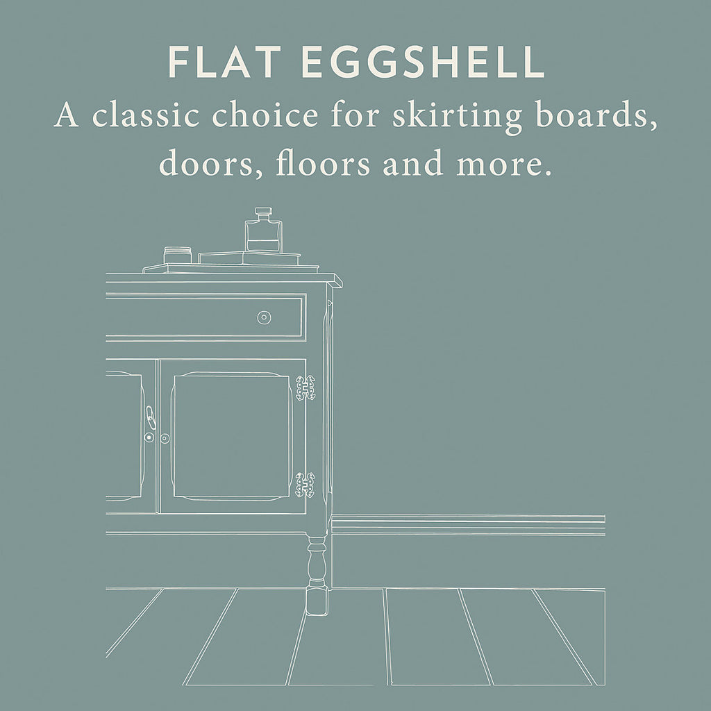 Farrow & Ball Skimming Stone No.241 Flat eggshell Multi-surface Topcoat Paint, 2.5L Tin