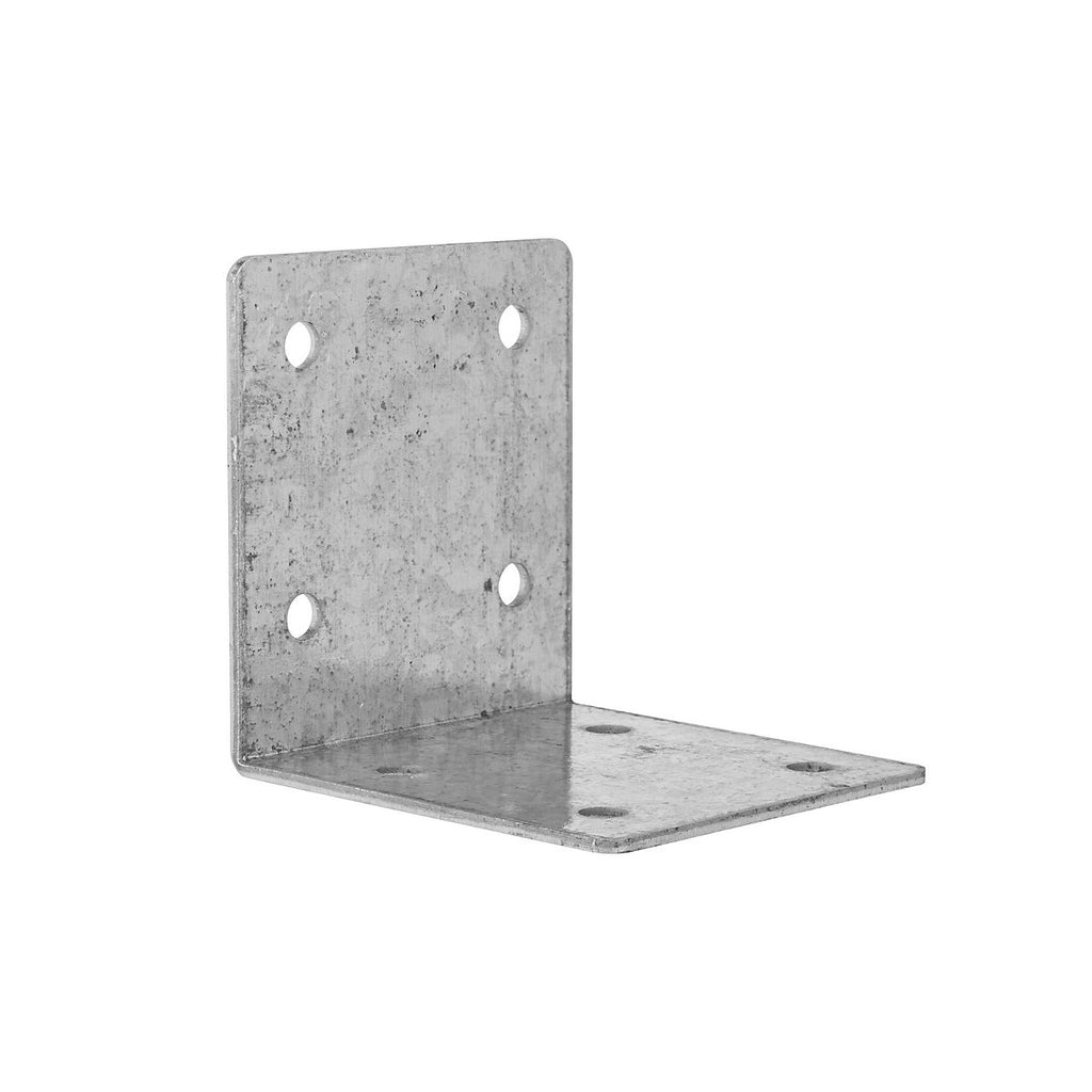 FenceMate Sleeper Silver Galvanised Steel Angle bracket (H)80mm (W)80mm (L)85mm