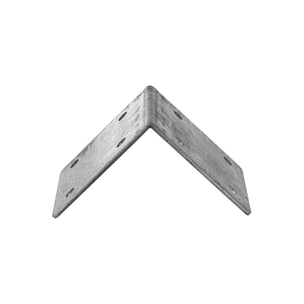 FenceMate Sleeper Silver Galvanised Steel Angle bracket (H)80mm (W)80mm (L)85mm